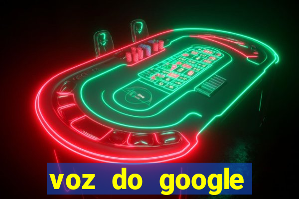 voz do google tradutor homem