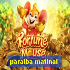 paraiba matinal