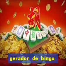 gerador de bingo cha de bebe