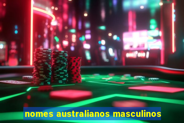 nomes australianos masculinos