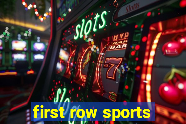 first row sports