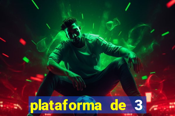 plataforma de 3 reais jogo